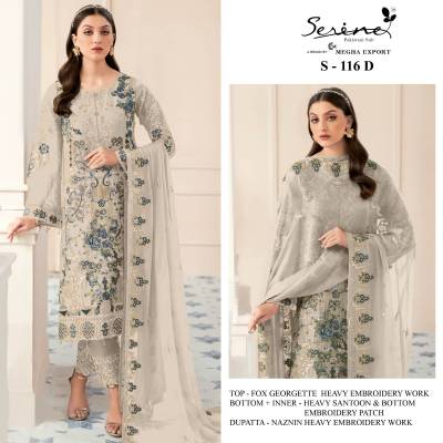 S 116 Colours By Serine Designer Partywear Pakistani Salwar kameez Collection